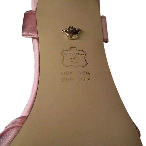 Nina Charm Slingback Shoe Bow Pink Size 9 1/2 - Picture 3 of 3